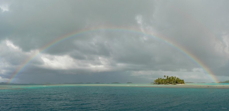 98- Arc-en-ciel au lagon bleu 